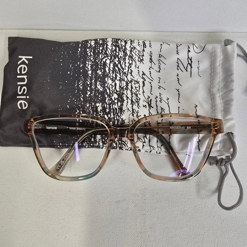 Kensie Inner Beauty Eyeglasses Frames Brown‎ Tortoise Shell Designer Glasses